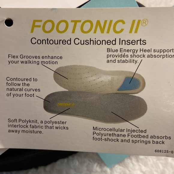 Footonic II WalkaboutContoured Cushioned Insert EvaTech LaceUp Walking Shoe 9.5D main image 6